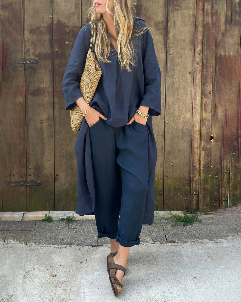 Vaelora – Elegantes Drapé-Set