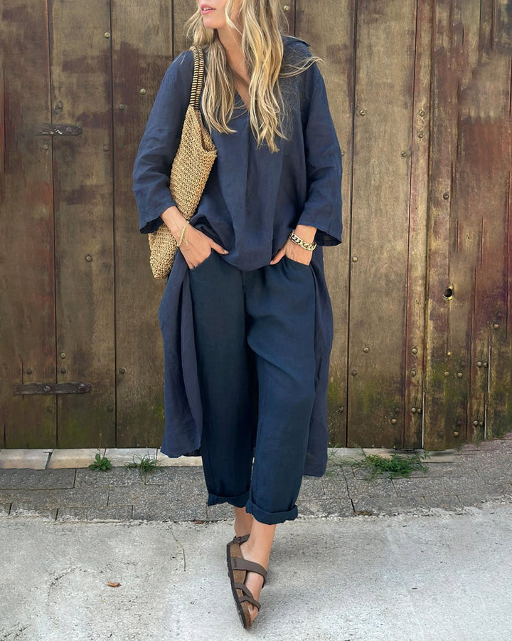 Vaelora – Elegantes Drapé-Set