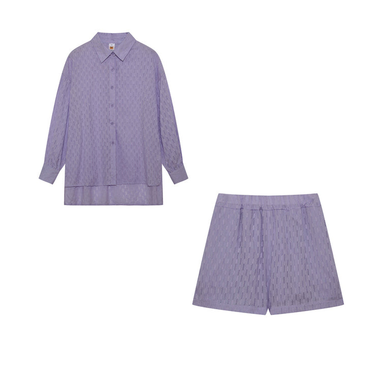 Elizabeth – Set aus Bluse und leichten Shorts