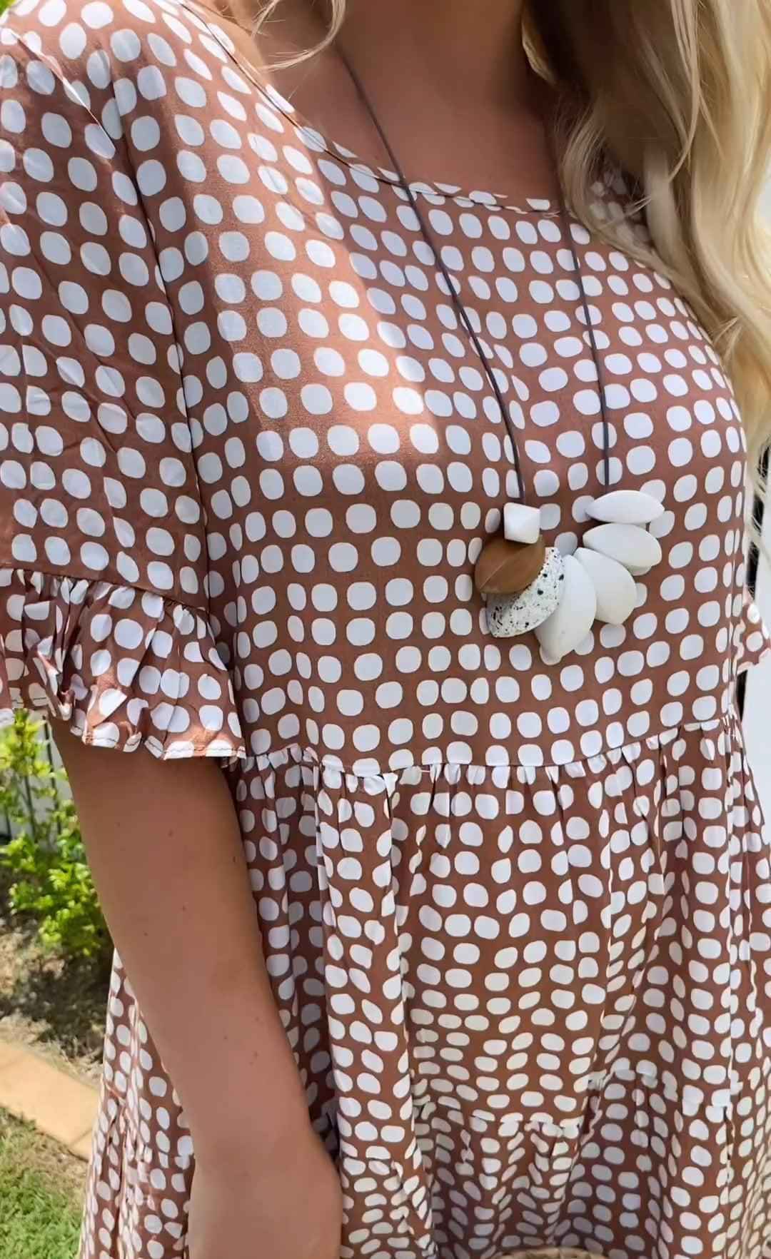 Nicola – Midikleid mit kurzen Ärmeln