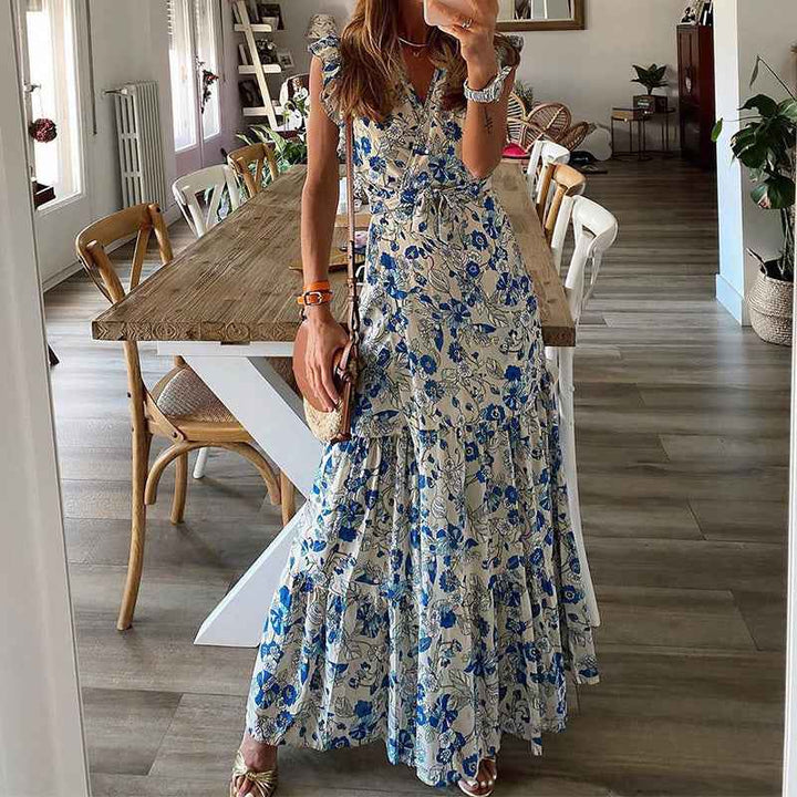 Shera – Maxi-Blumenkleid