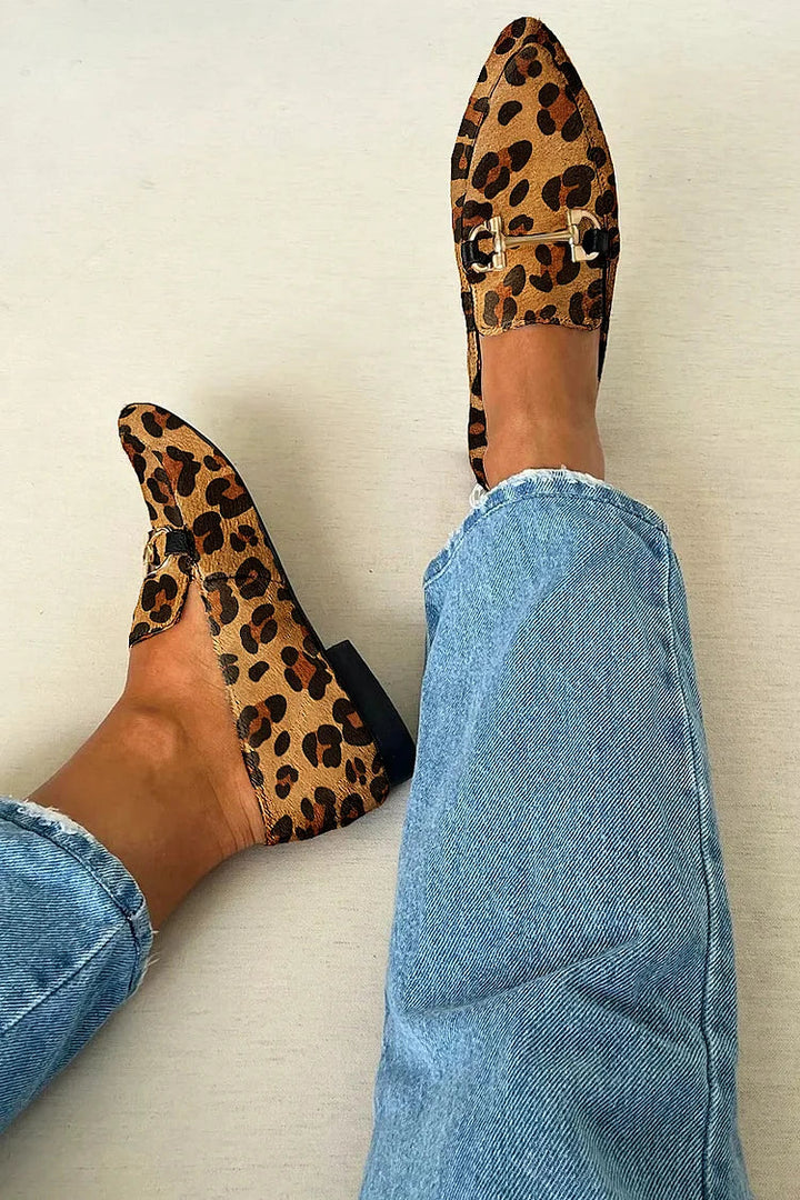 Gia – Elegante Leoparden-Mokassins