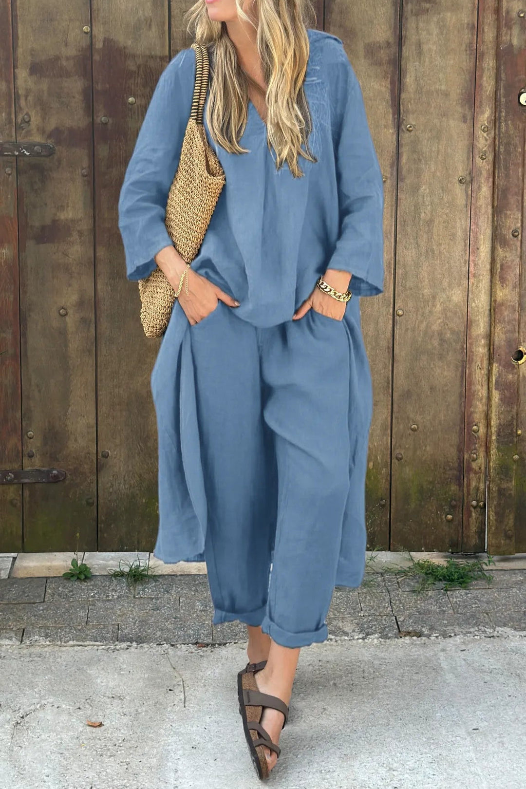 Vaelora – Elegantes Drapé-Set