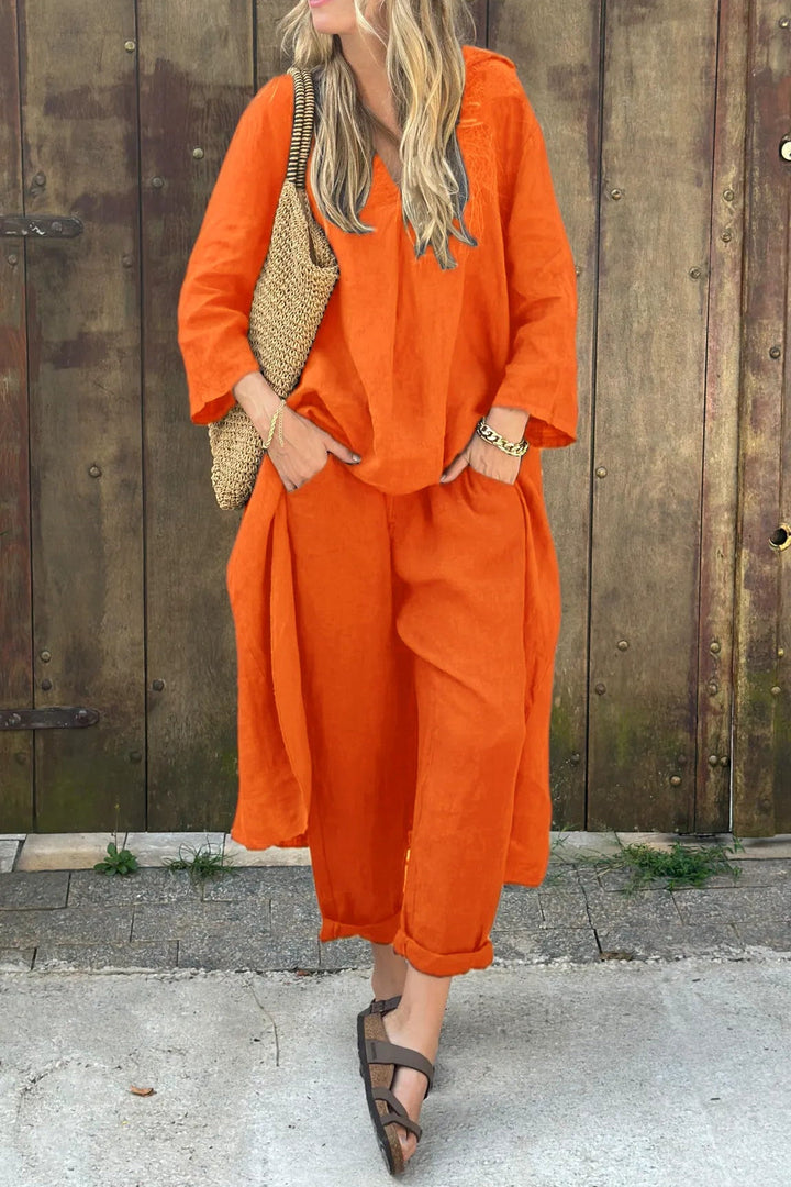 Vaelora – Elegantes Drapé-Set