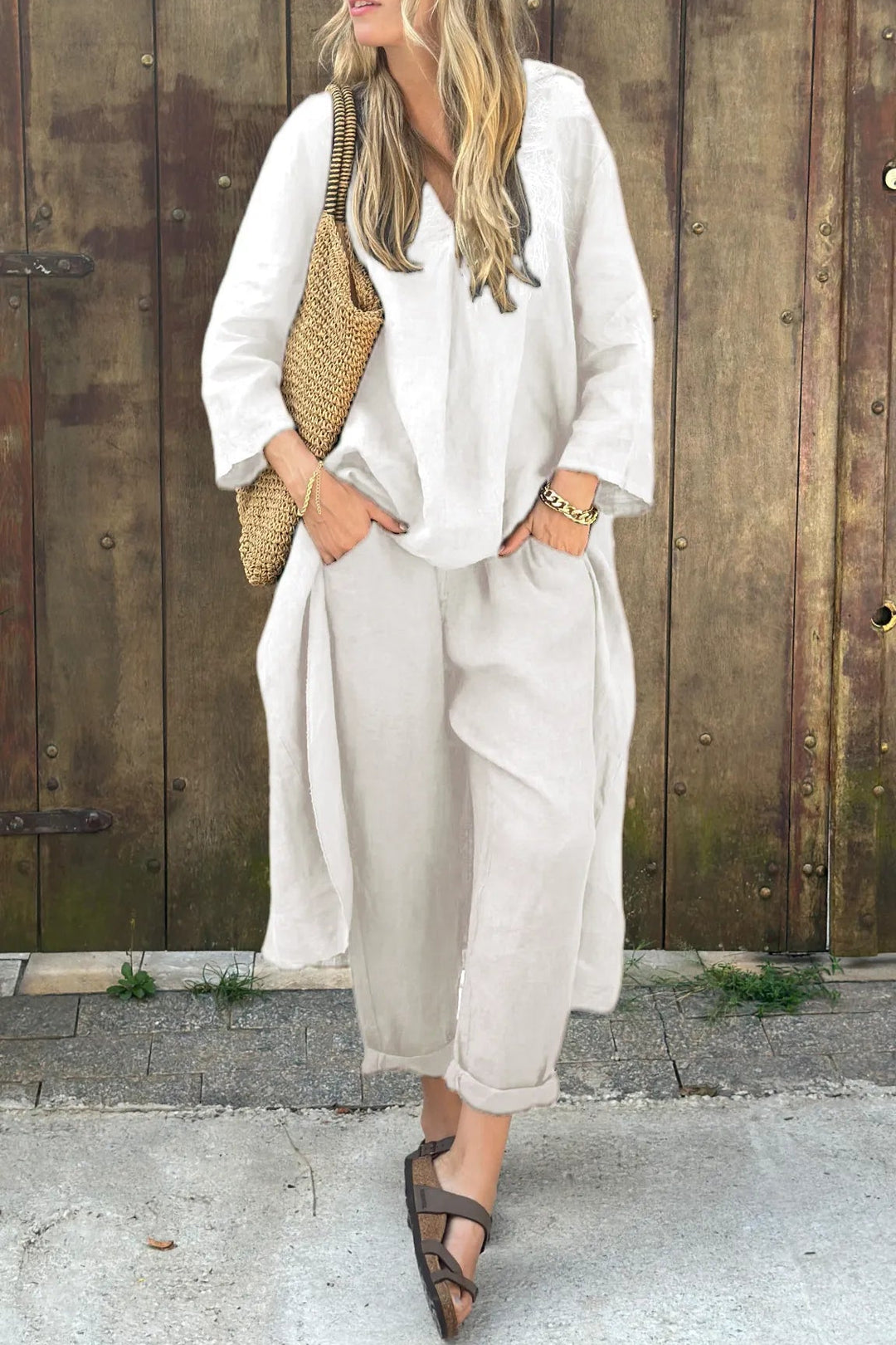 Vaelora – Elegantes Drapé-Set