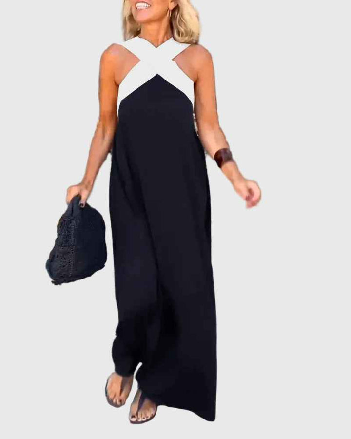Elena | Elegantes, fließendes Maxikleid