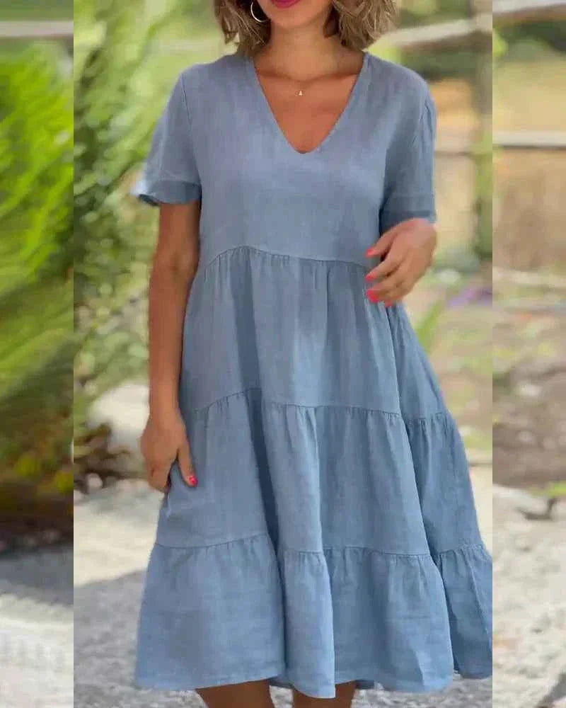 Bexley – Lässiges Sommerkleid mit V-Ausschnitt