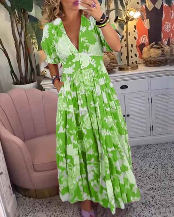 Floriana – Farbenfrohes Blumenkleid