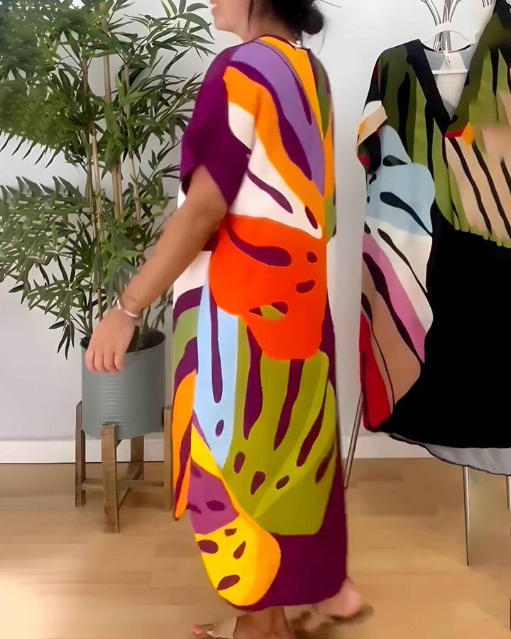 Rianna – Kleid mit abstraktem Print