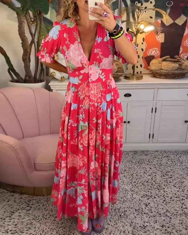 Floriana – Farbenfrohes Blumenkleid