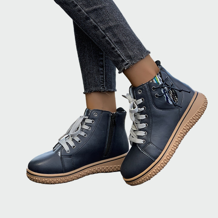 Orthopädische Lederstiefeletten