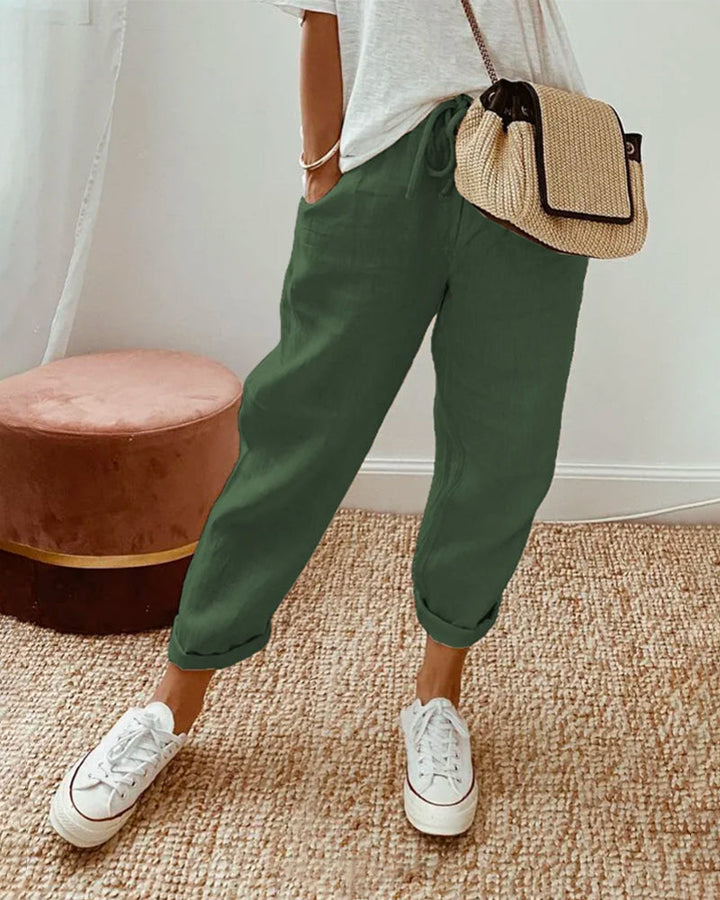Elegante, bequeme, fließende Hose