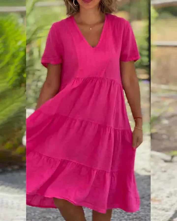 Bexley – Lässiges Sommerkleid mit V-Ausschnitt
