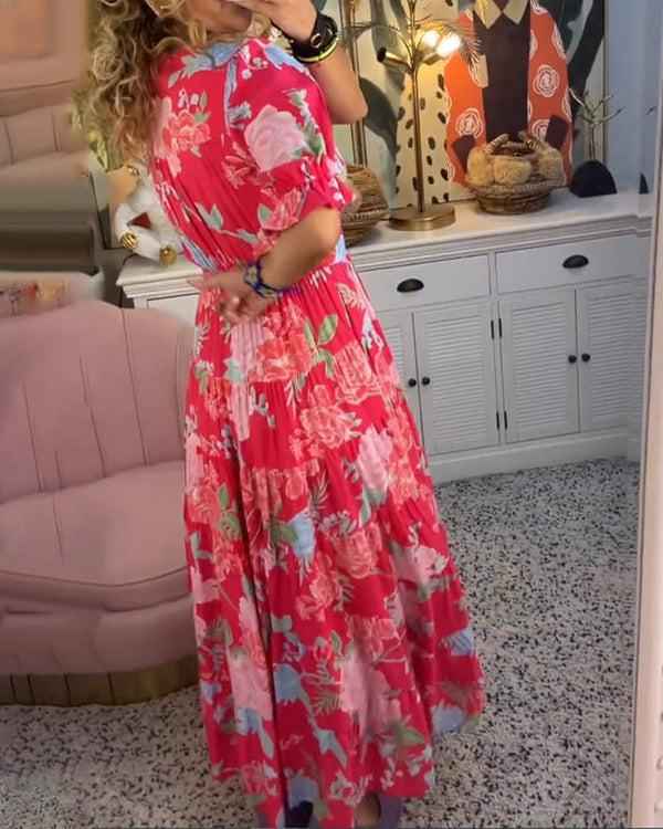 Floriana – Farbenfrohes Blumenkleid