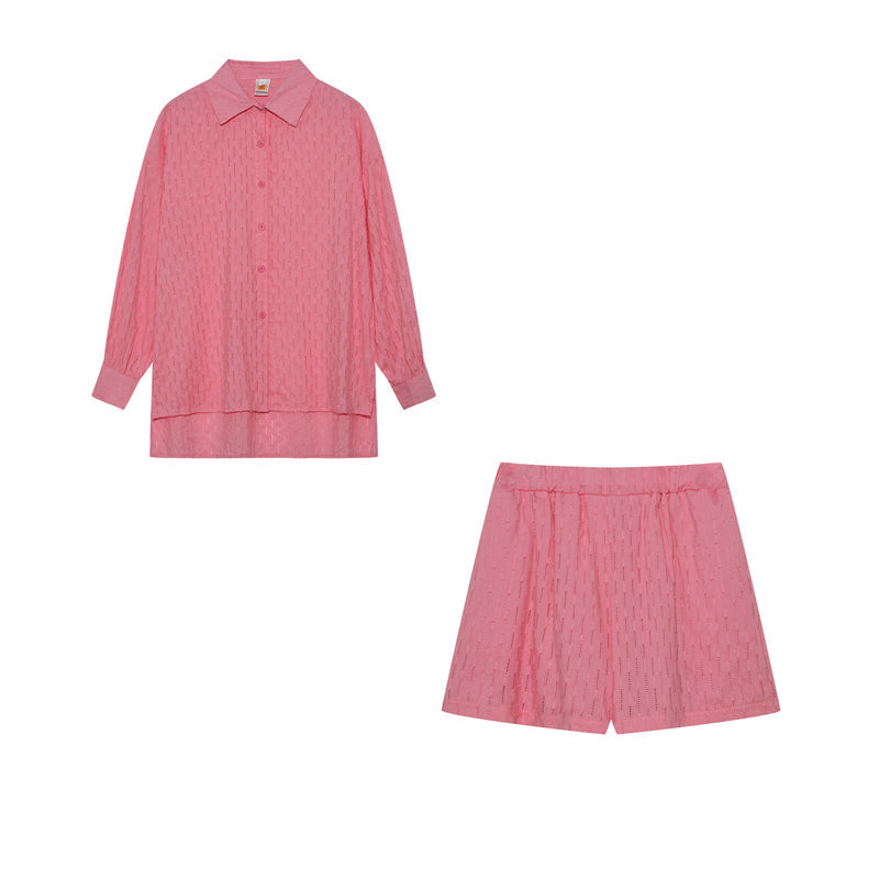 Elizabeth – Set aus Bluse und leichten Shorts