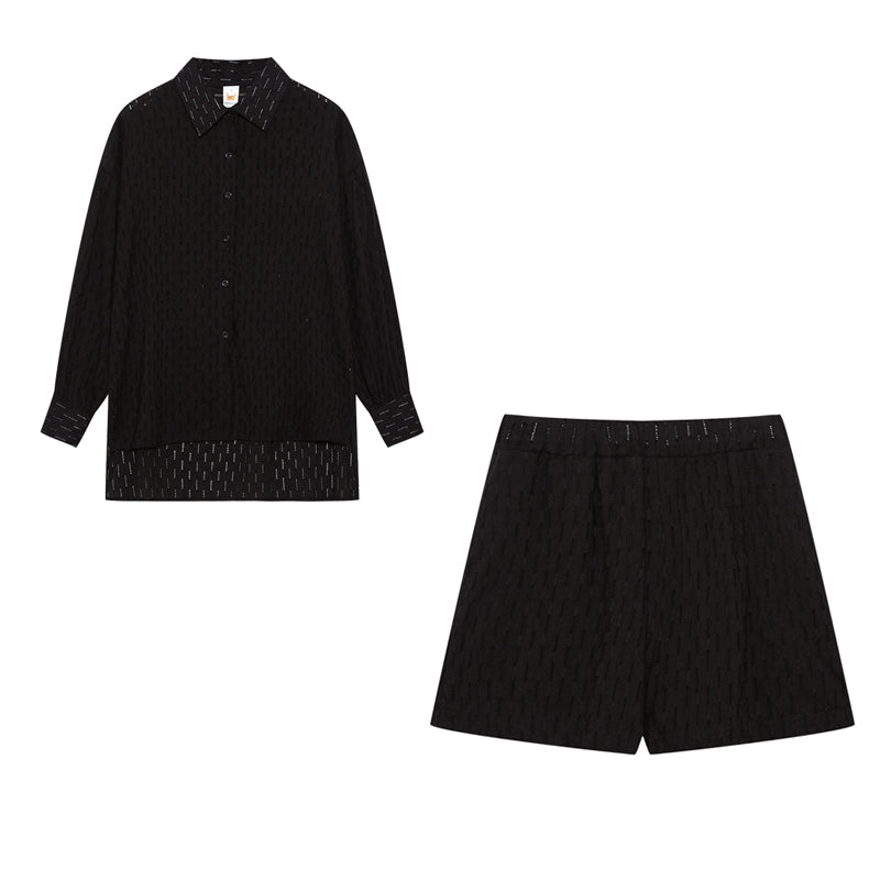 Elizabeth – Set aus Bluse und leichten Shorts
