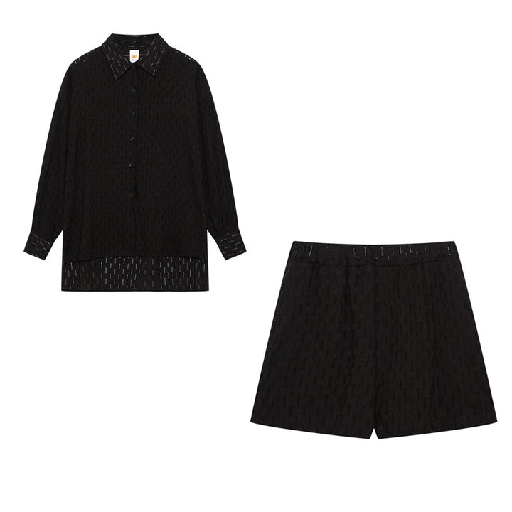 Elizabeth – Set aus Bluse und leichten Shorts