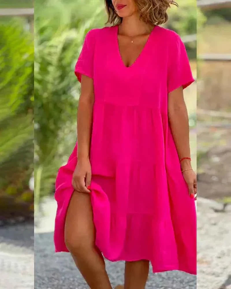 Bexley – Lässiges Sommerkleid mit V-Ausschnitt