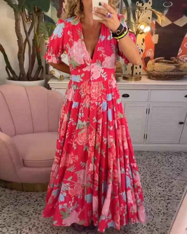Floriana – Farbenfrohes Blumenkleid