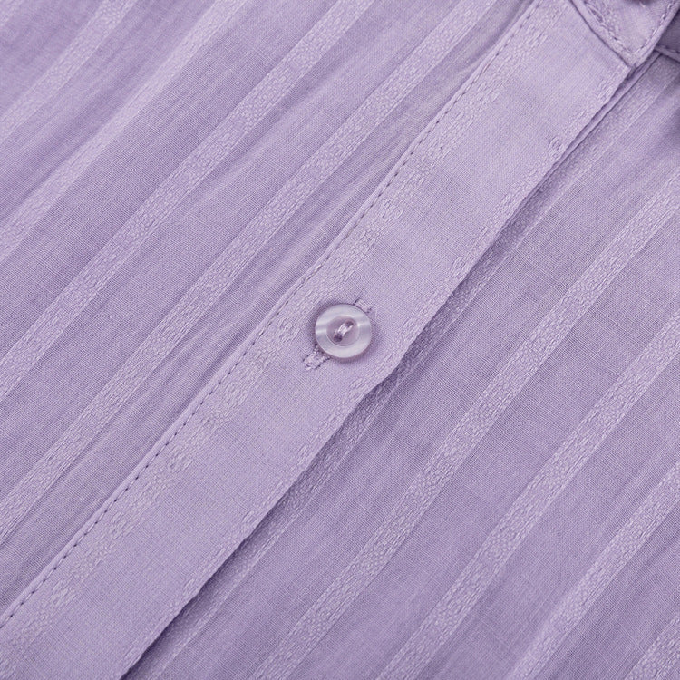 Viola – Set aus Button-down-Shirt und luftigen Shorts