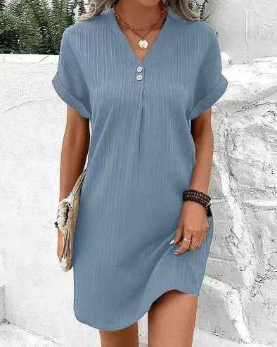 Carina – Sommerkleid mit V-Ausschnitt