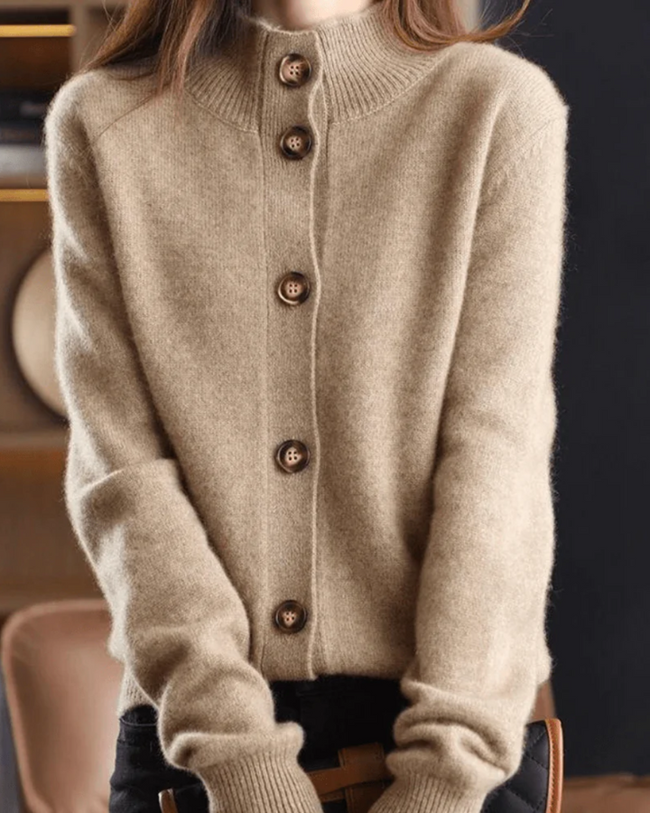 Claire | Kaschmir-Cardigan im Retro-Stil