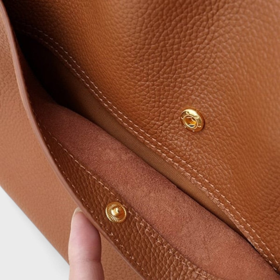 Elena™ | Elegante Lederschultertasche