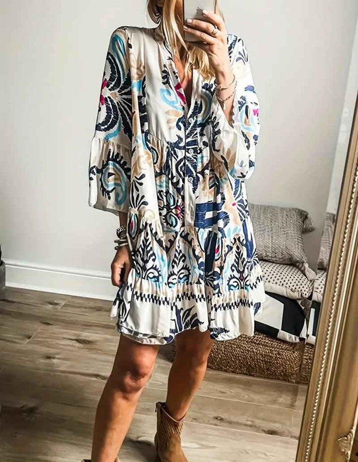 Veronique - Boho-Tunikakleid