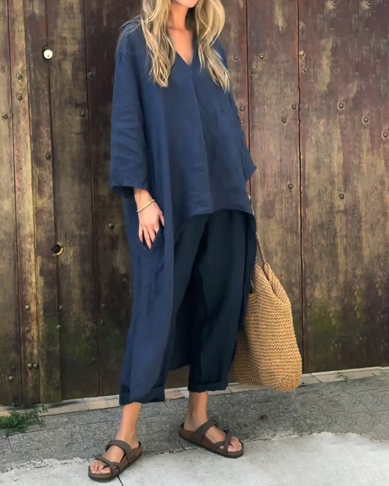 Vaelora – Elegantes Drapé-Set