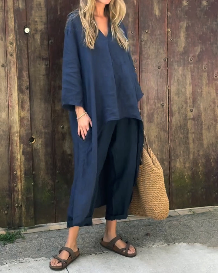 Vaelora – Elegantes Drapé-Set