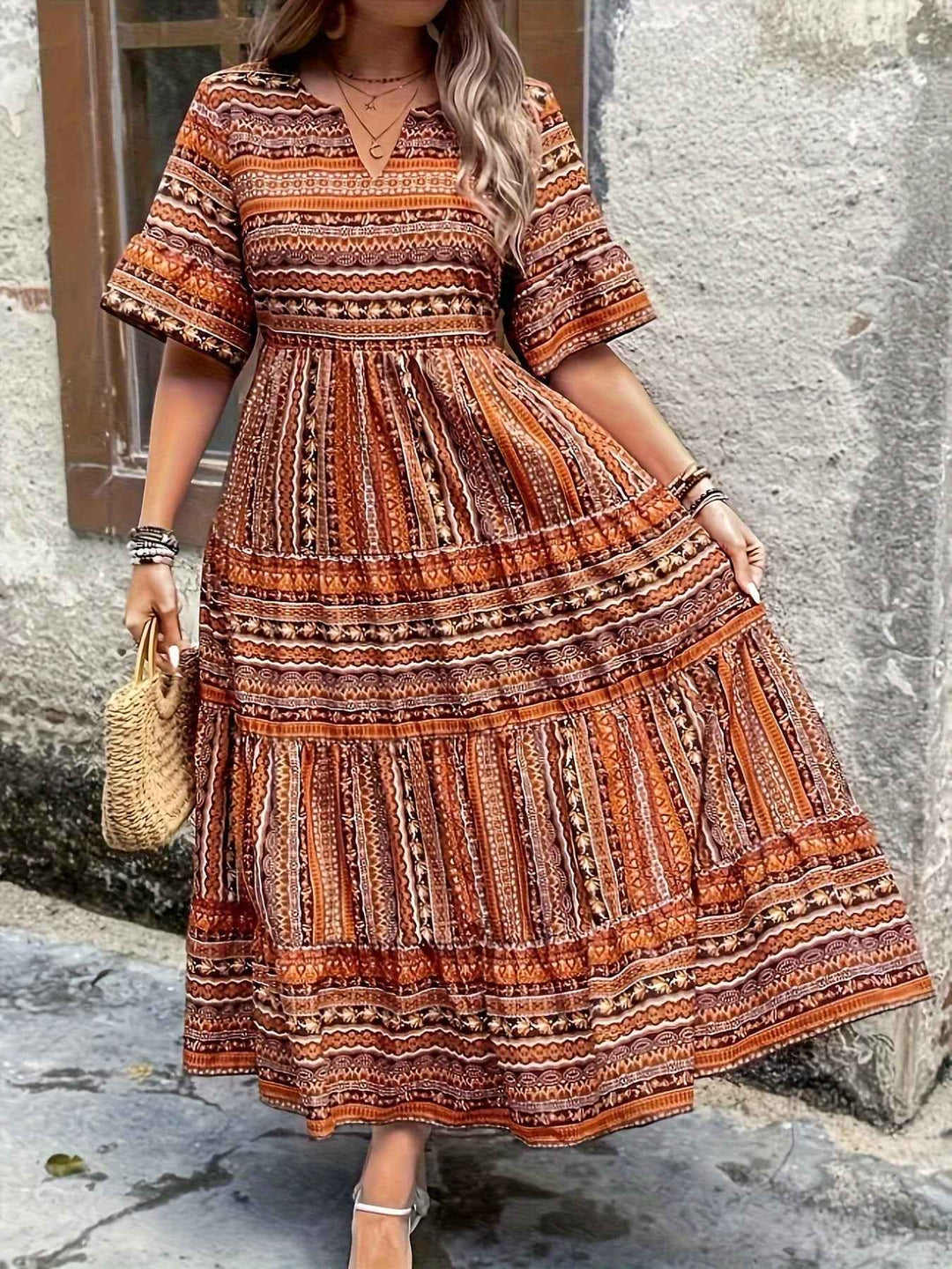 Joraine – Fließendes Ethno-Kleid