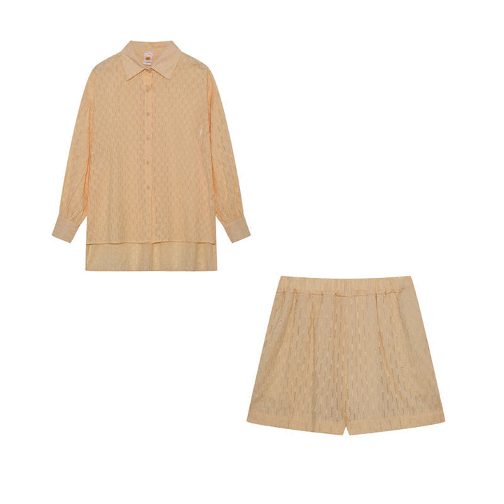 Elizabeth – Set aus Bluse und leichten Shorts