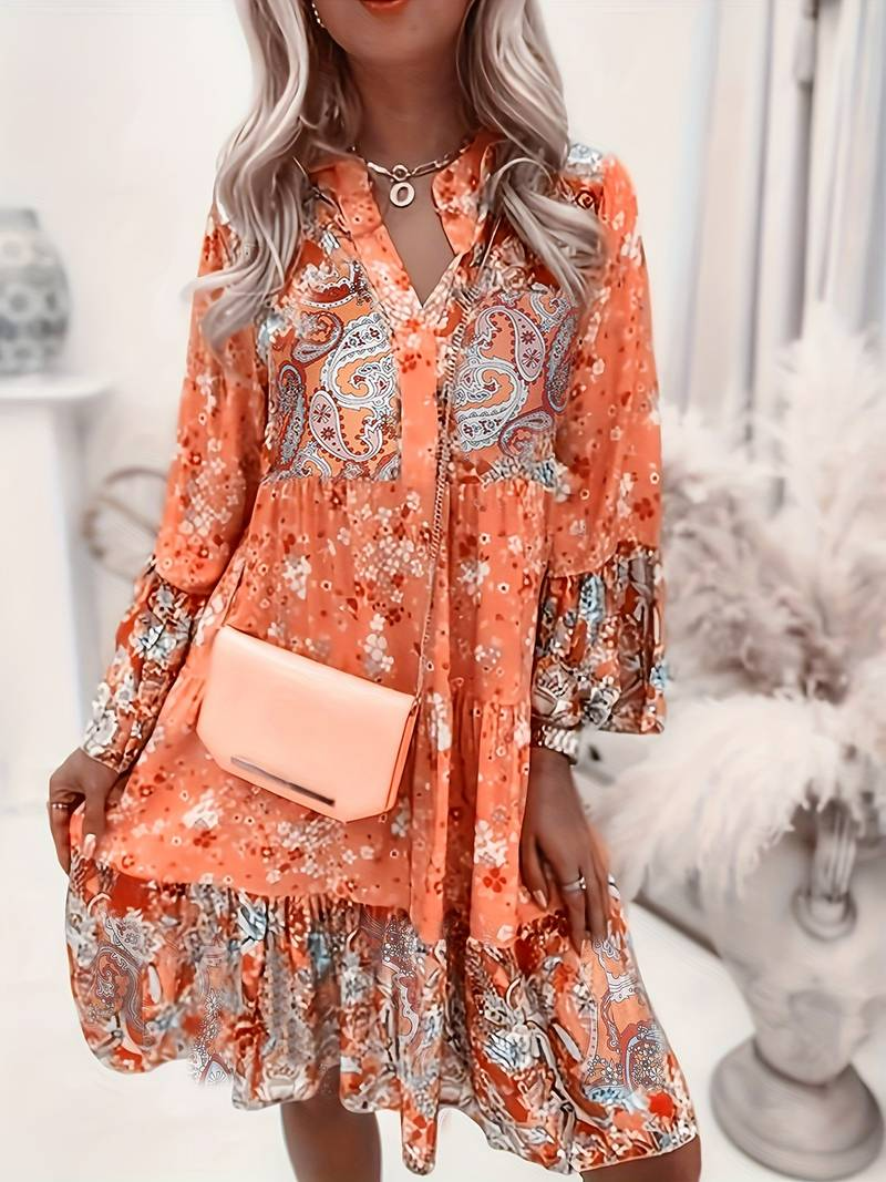 Eira – Boho-Kleid mit Print