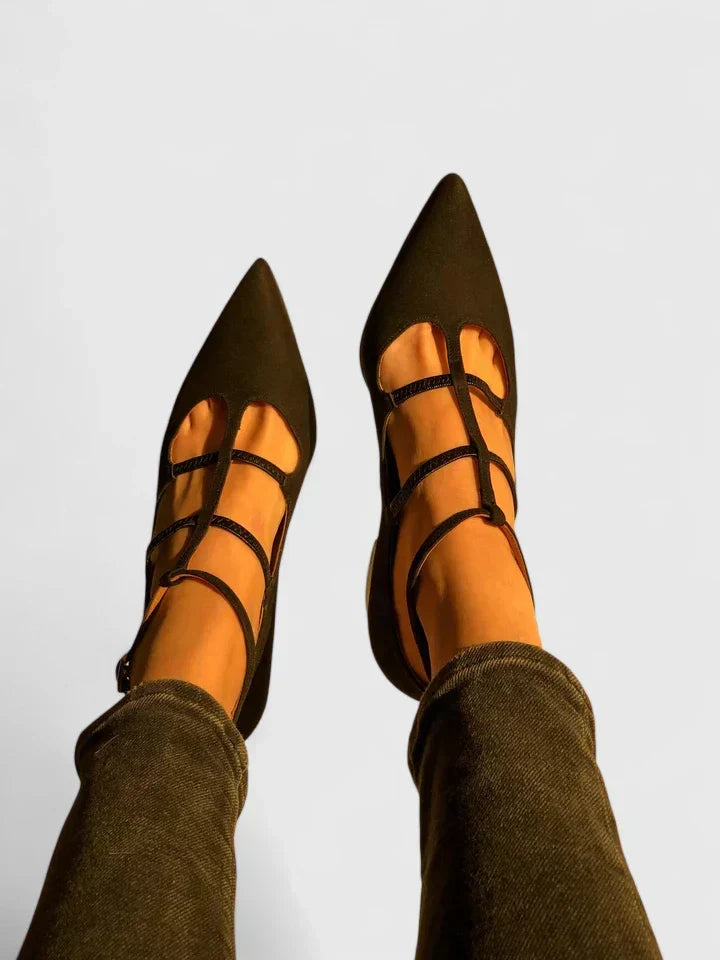 Aurea – Bequeme Schuhe mit breitem Absatz