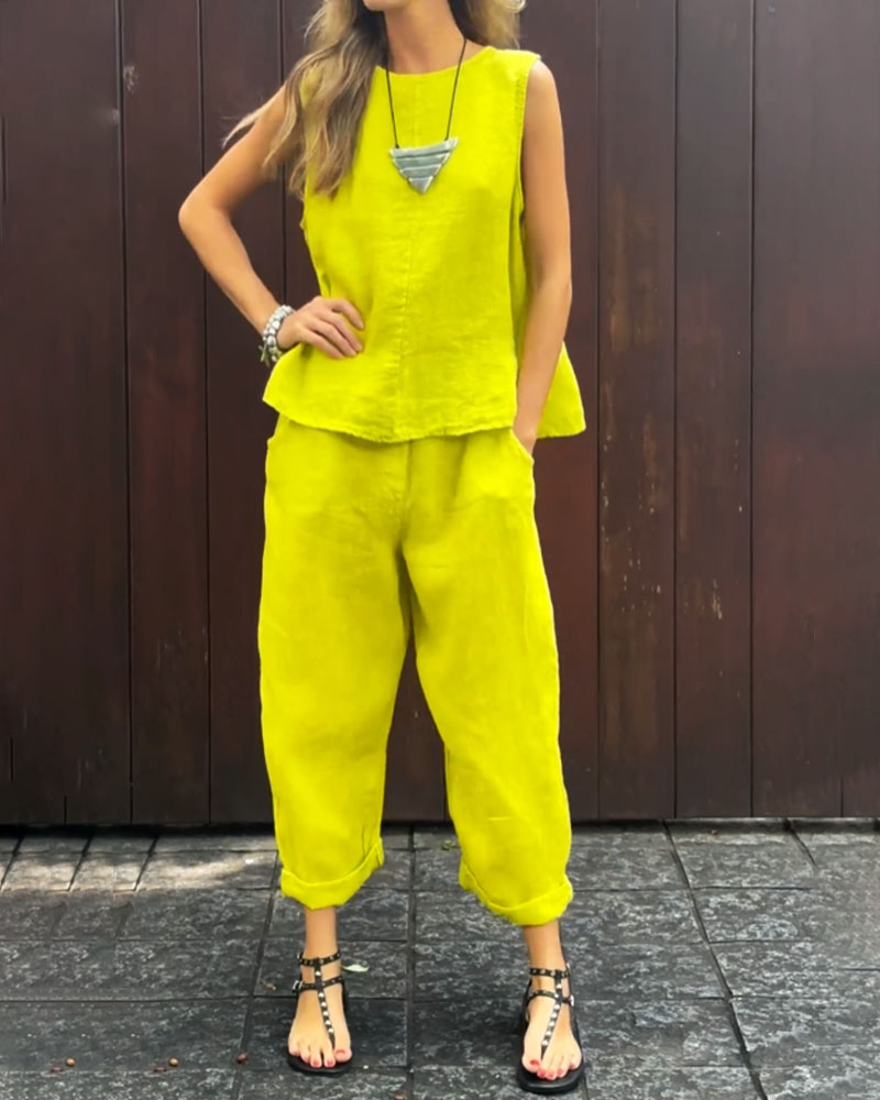 Zenneth – Lässiges zweiteiliges Set