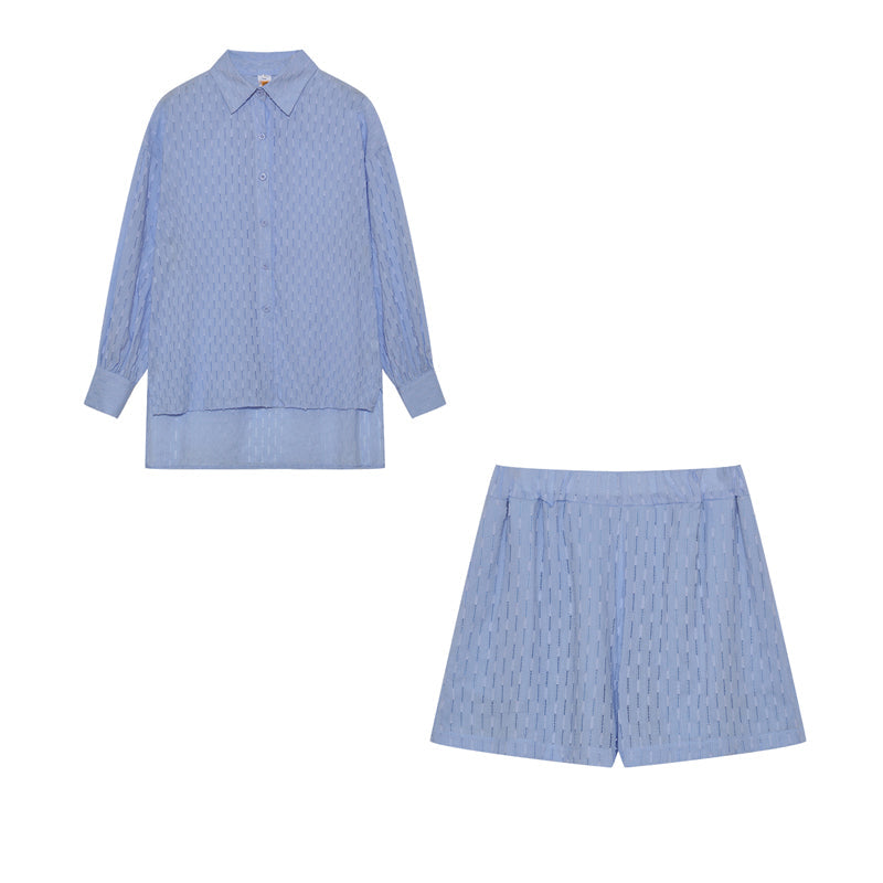 Elizabeth – Set aus Bluse und leichten Shorts
