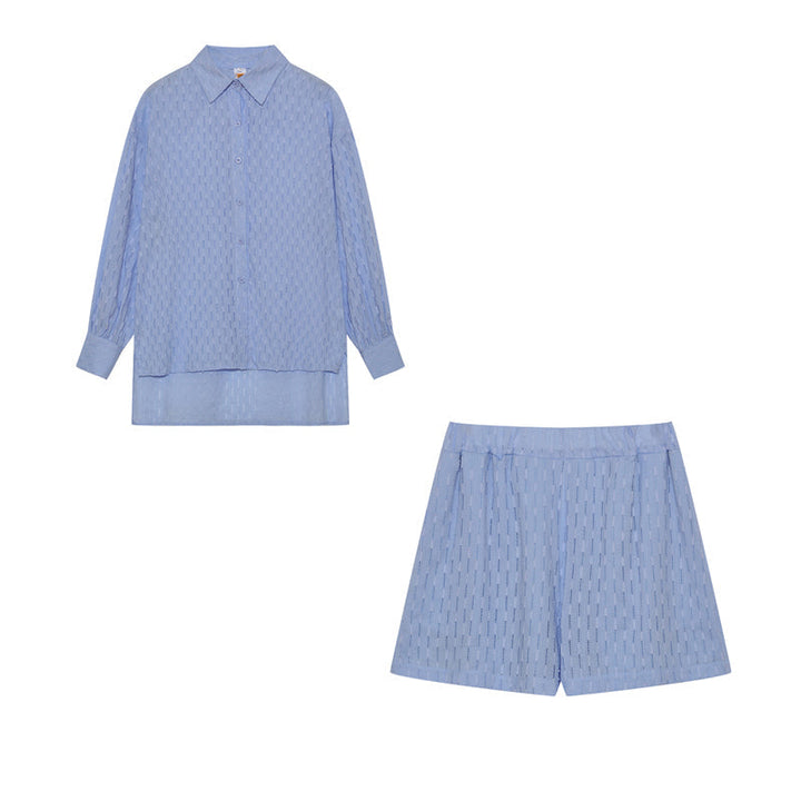 Elizabeth – Set aus Bluse und leichten Shorts