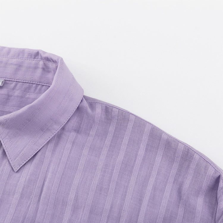 Viola – Set aus Button-down-Shirt und luftigen Shorts