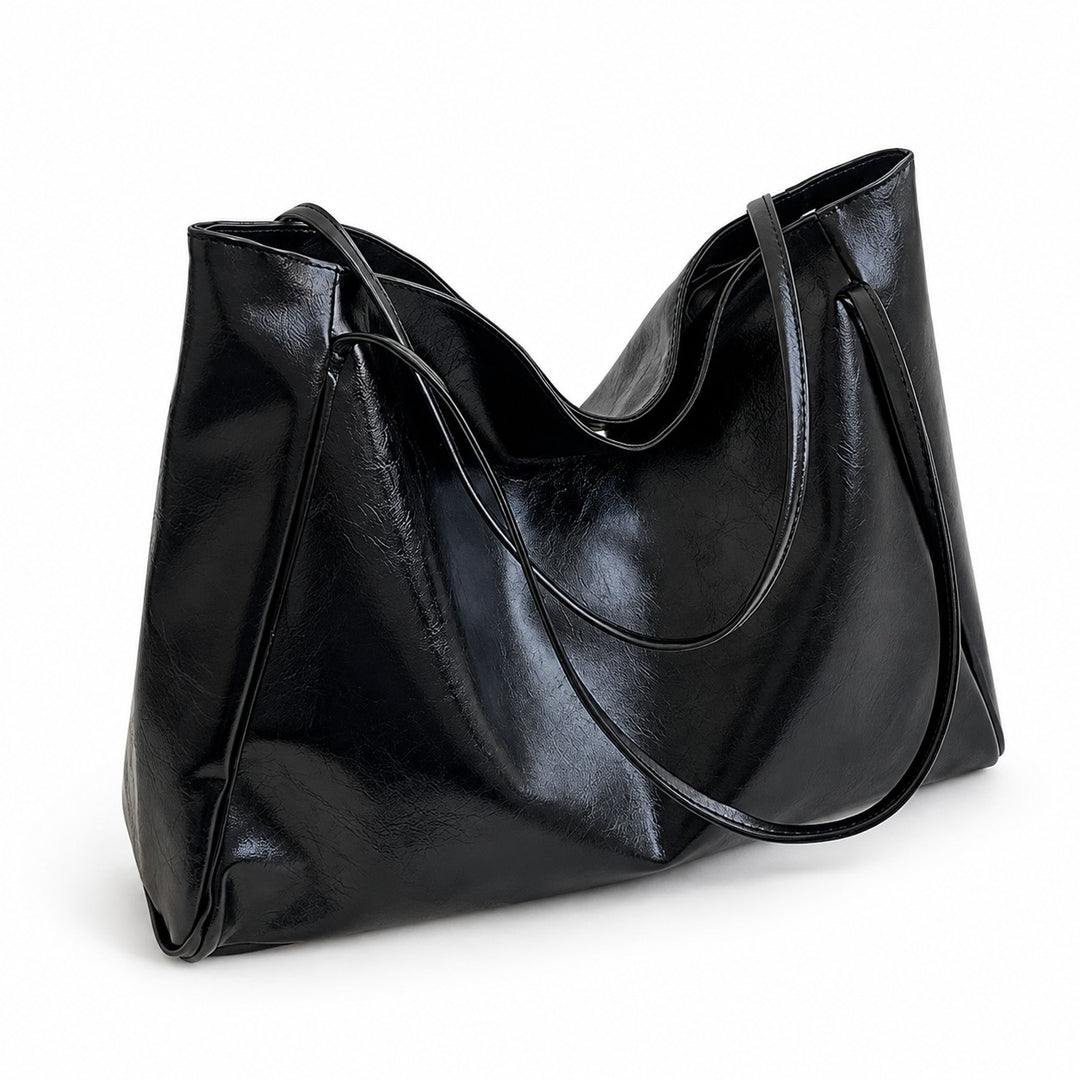 Patricia™ | Glänzende Ledertasche