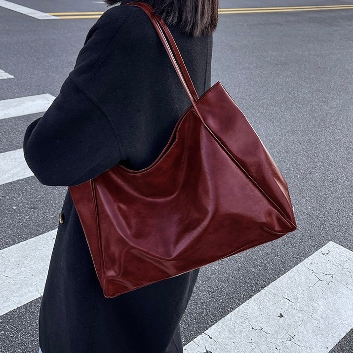 Patricia™ | Glänzende Ledertasche