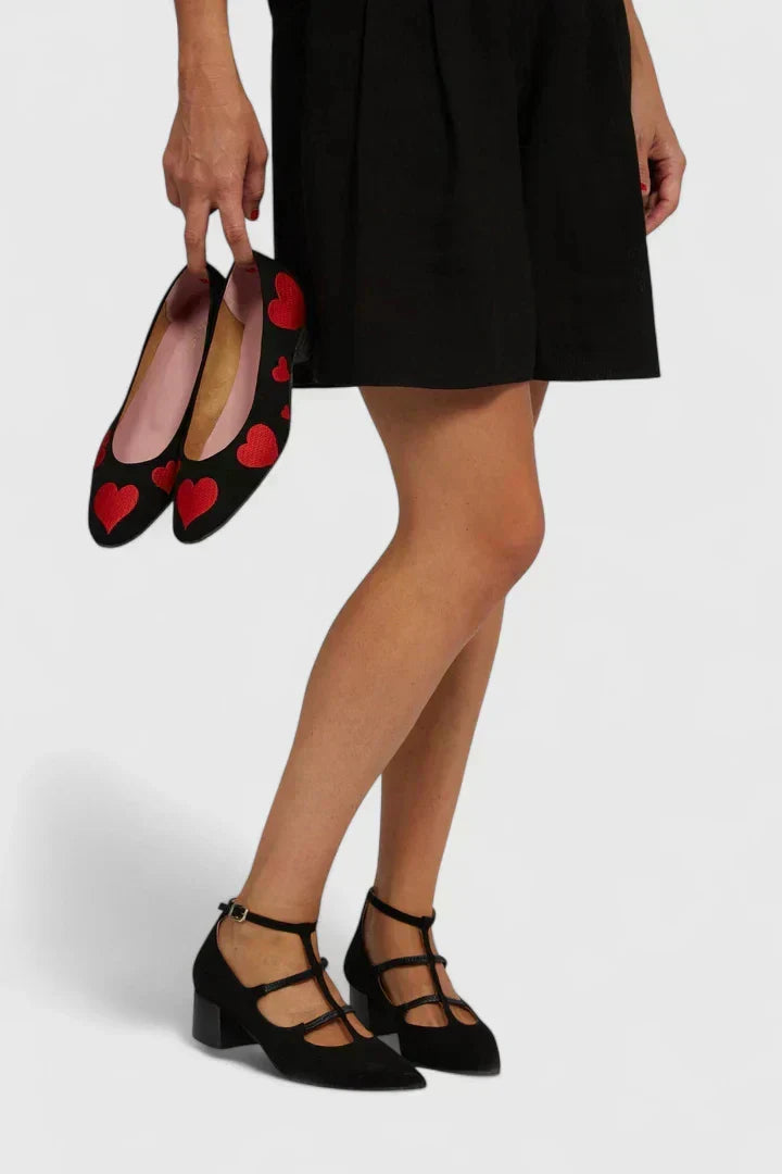 Aurea – Bequeme Schuhe mit breitem Absatz