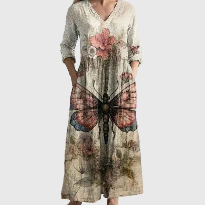 Saule | Elegantes Maxikleid in Bewegung