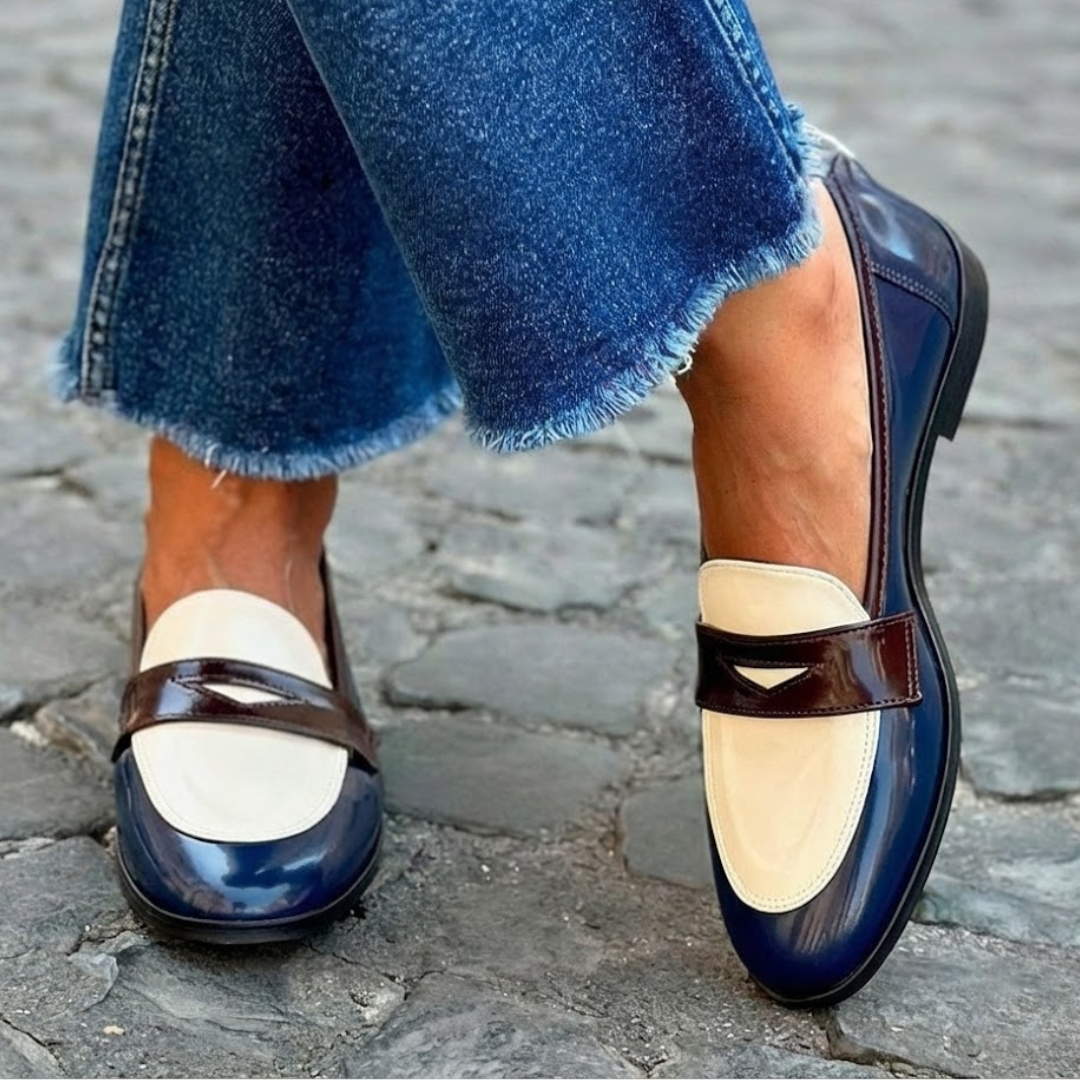 Claudia™ | Loafer mit Kontrastdetails