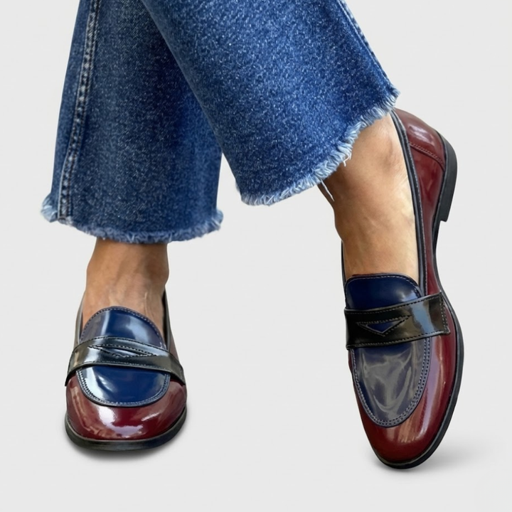 Claudia™ | Loafer mit Kontrastdetails