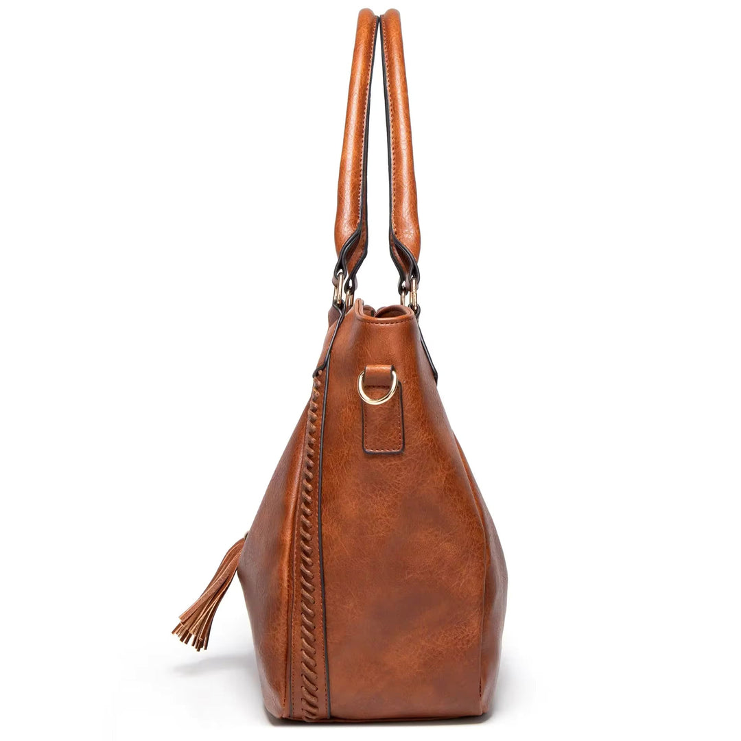 Andrea™ | Zeitlose Ledertasche