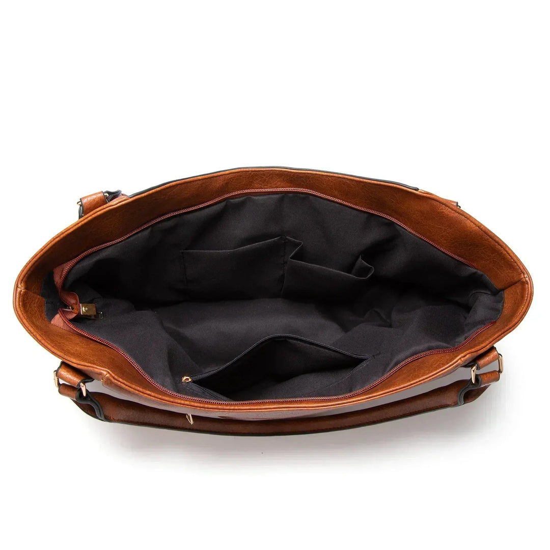 Andrea™ | Zeitlose Ledertasche