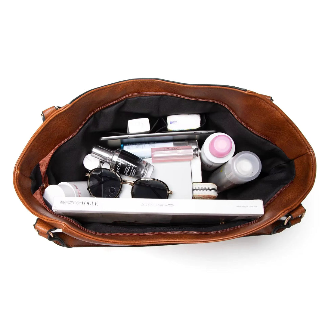 Andrea™ | Zeitlose Ledertasche