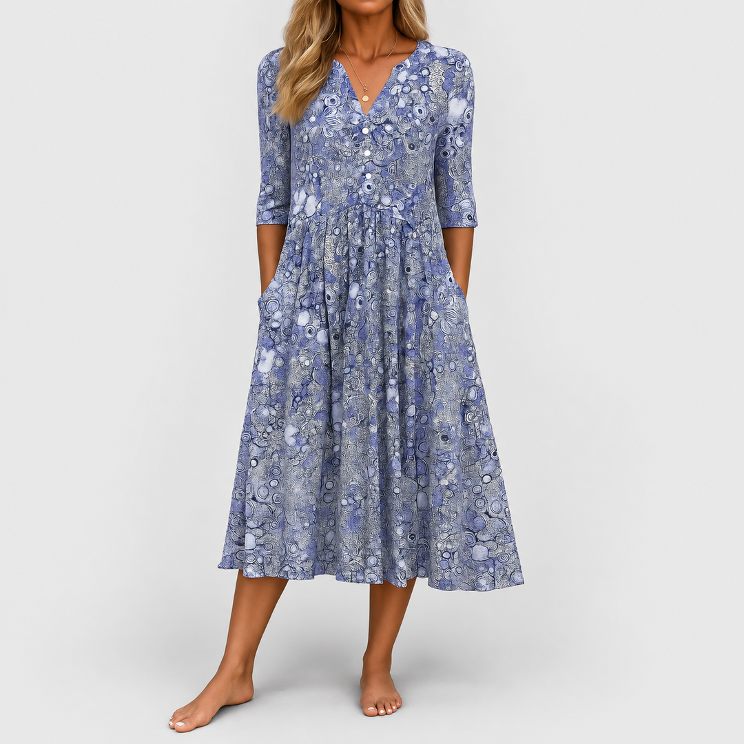 Harlow | Elegantes Kleid mit V-Ausschnitt