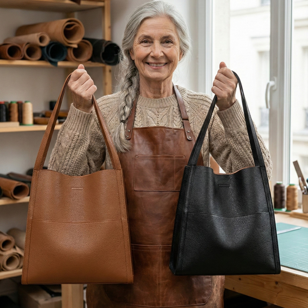 Elena™ | Elegante Lederschultertasche