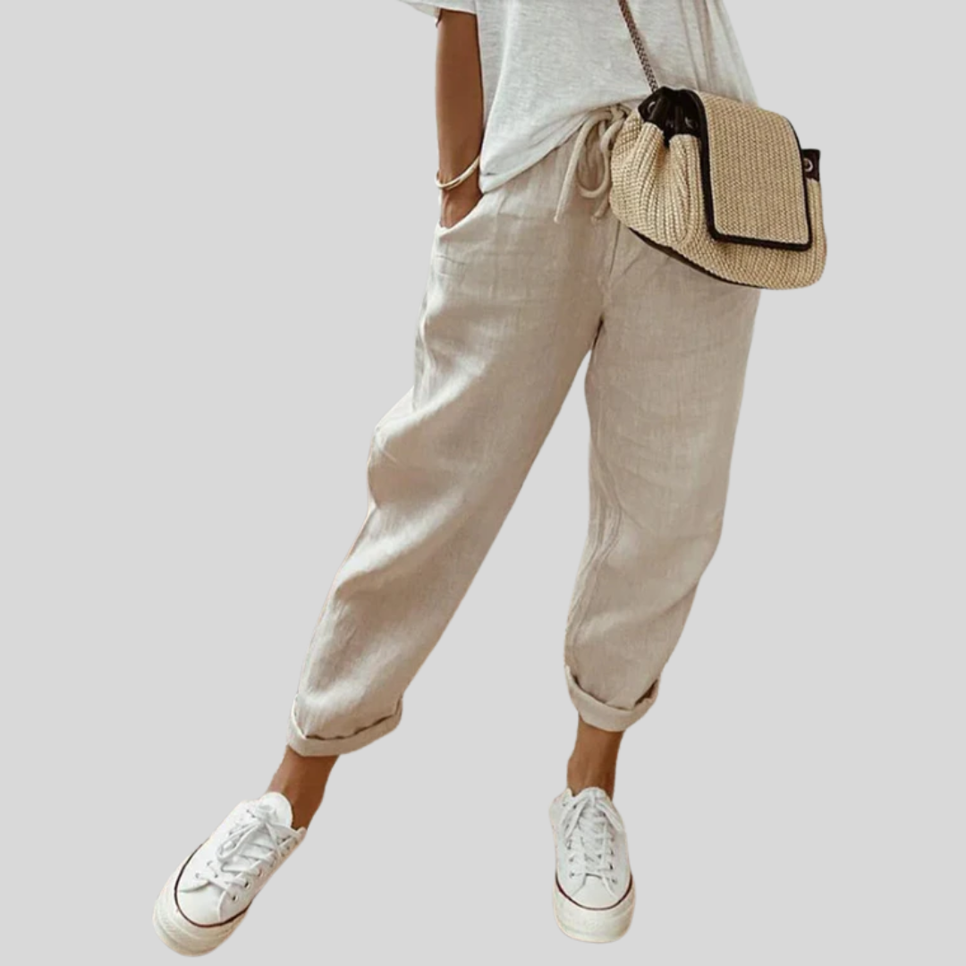Elegante, bequeme, fließende Hose